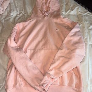 Champion Women's Light Pink Hoodie